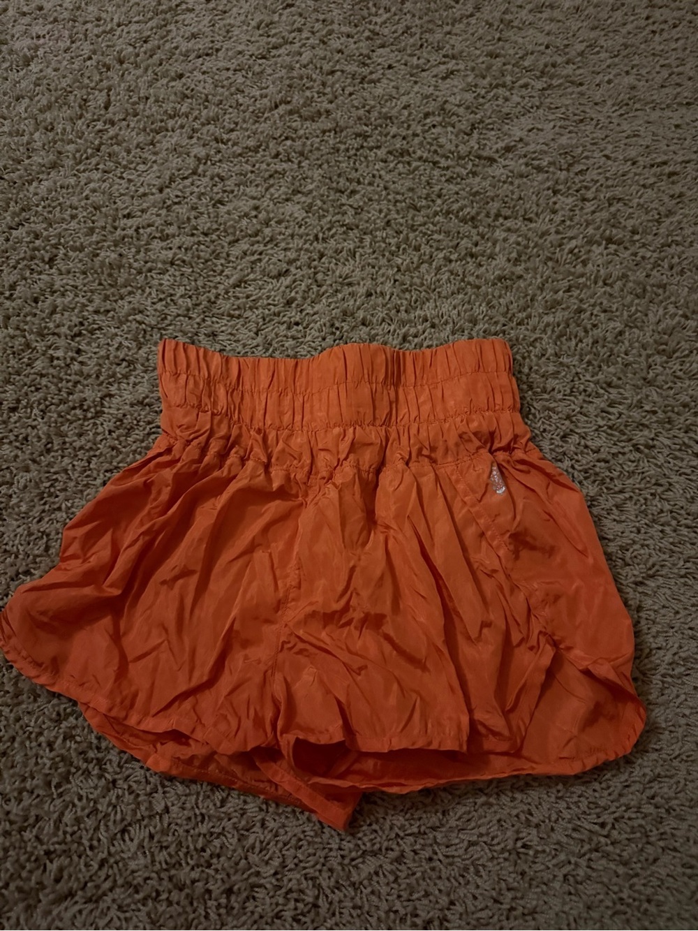 free people orange shorts